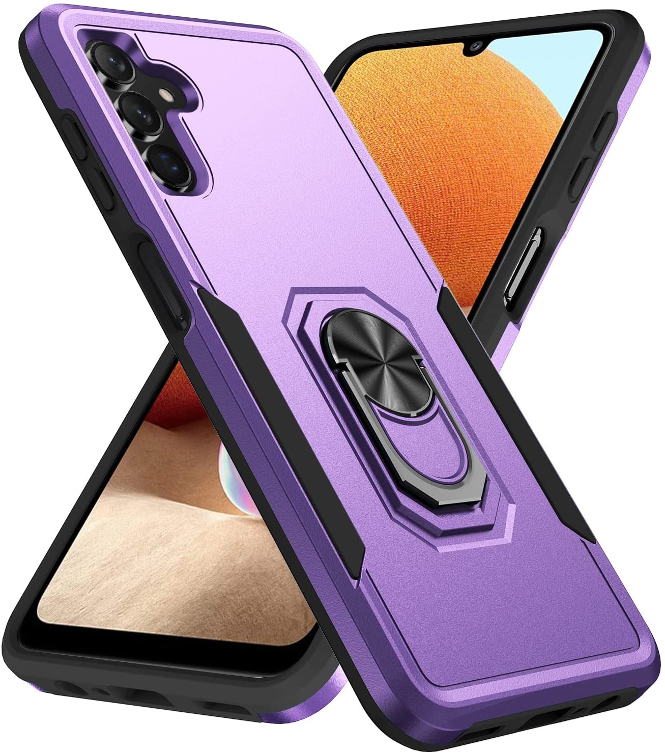 Étui à anneau robuste pour Samsung Galaxy A13 5G / A04s Étui à anneau robuste pour Samsung Galaxy A13 5G / A04s
